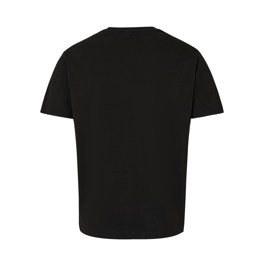 [Sym3iote]- swarovski Logo slim fit T-shirt